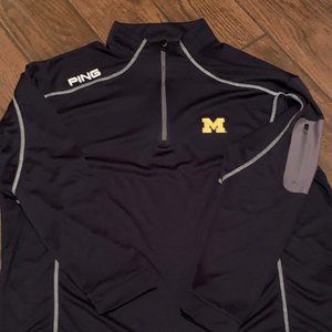 PING U o fM Men's 1/4 golf zip-up- XXL